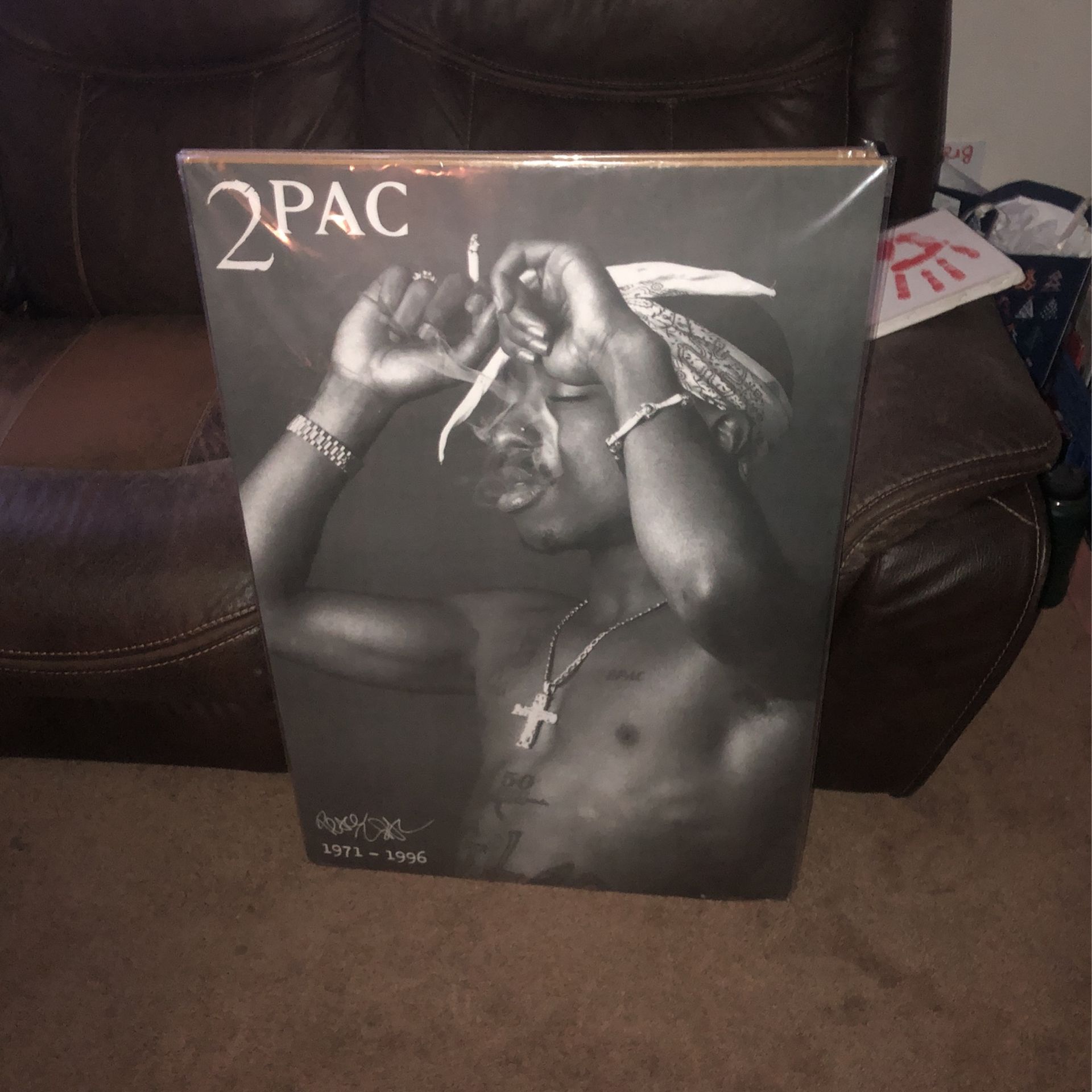 Big Tupac Cardboard Print Poster