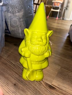 Ceramic garden gnome