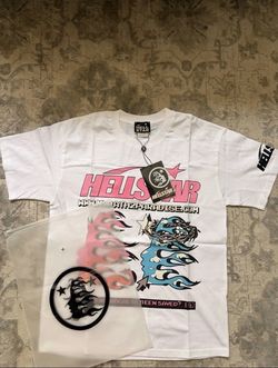 Hellstar White Graphic T-Shirt with Tags