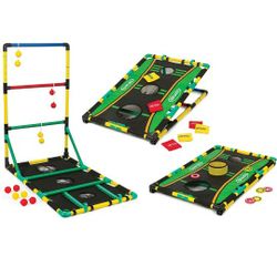Go! Gater All Weather 3-in-1 Ladderball, Bean Bag Toss, and Washer Toss Set