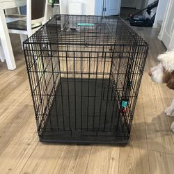 Medium-large Dog Crate With Divider 37inch