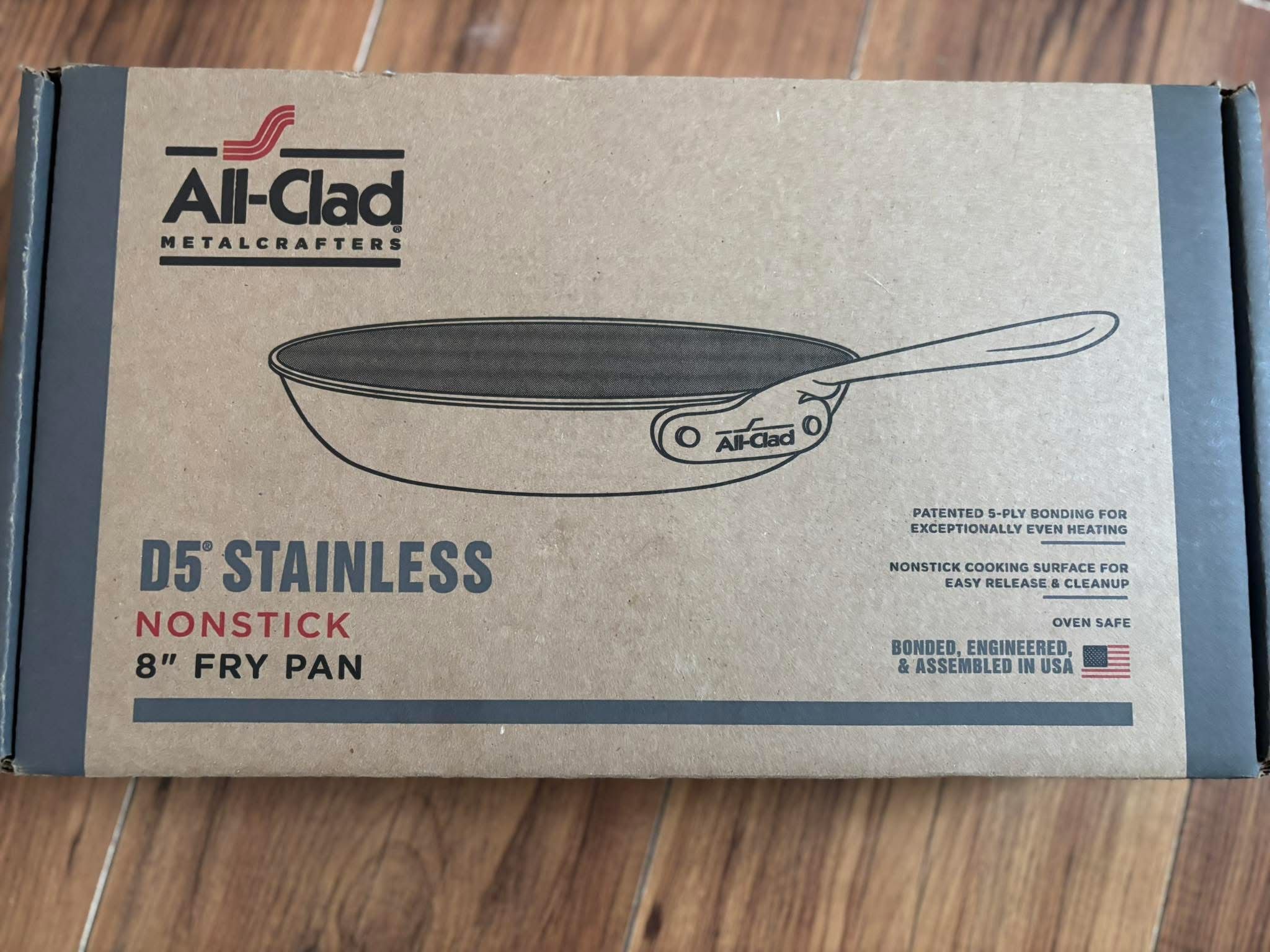 All-Clad D5 Stainless Nonstick 8" Fry Pan