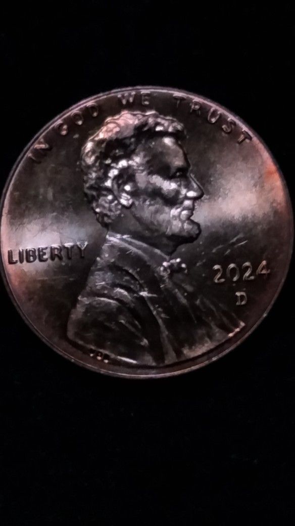 Beautiful Rainbow 2024 D Lincoln Penny