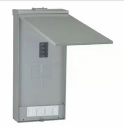 GE PowerMark Gold 200 Amp 8-Space 16-Circuit Outdoor Main Breaker Circuit Load Center Panel