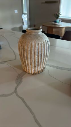 Large pottery barn vase
