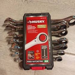 7 Piece Ratcheting Wrench Set