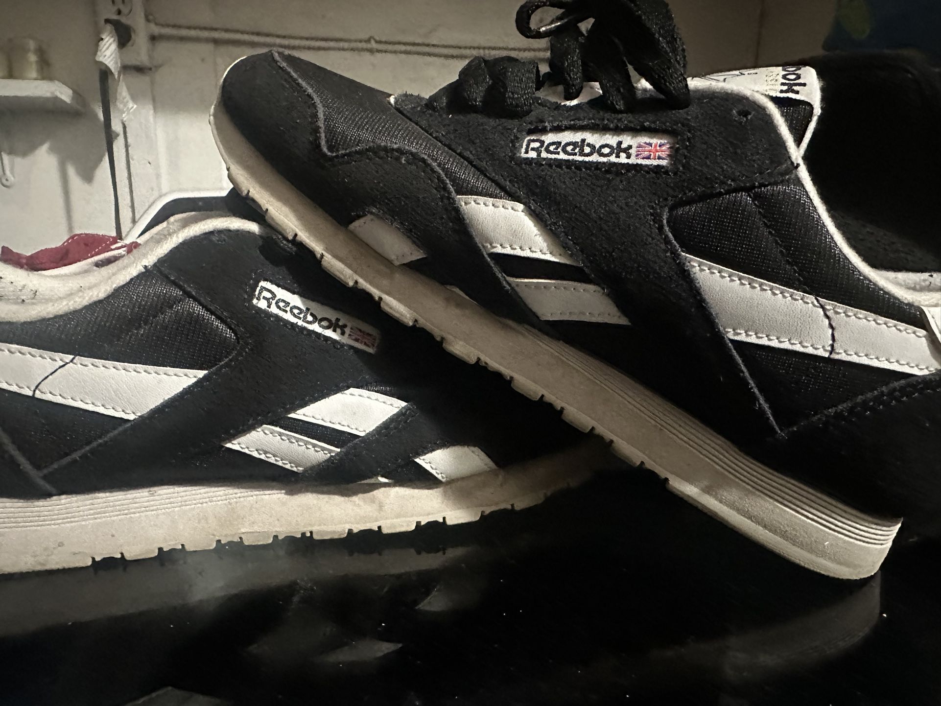 Black White Reebok