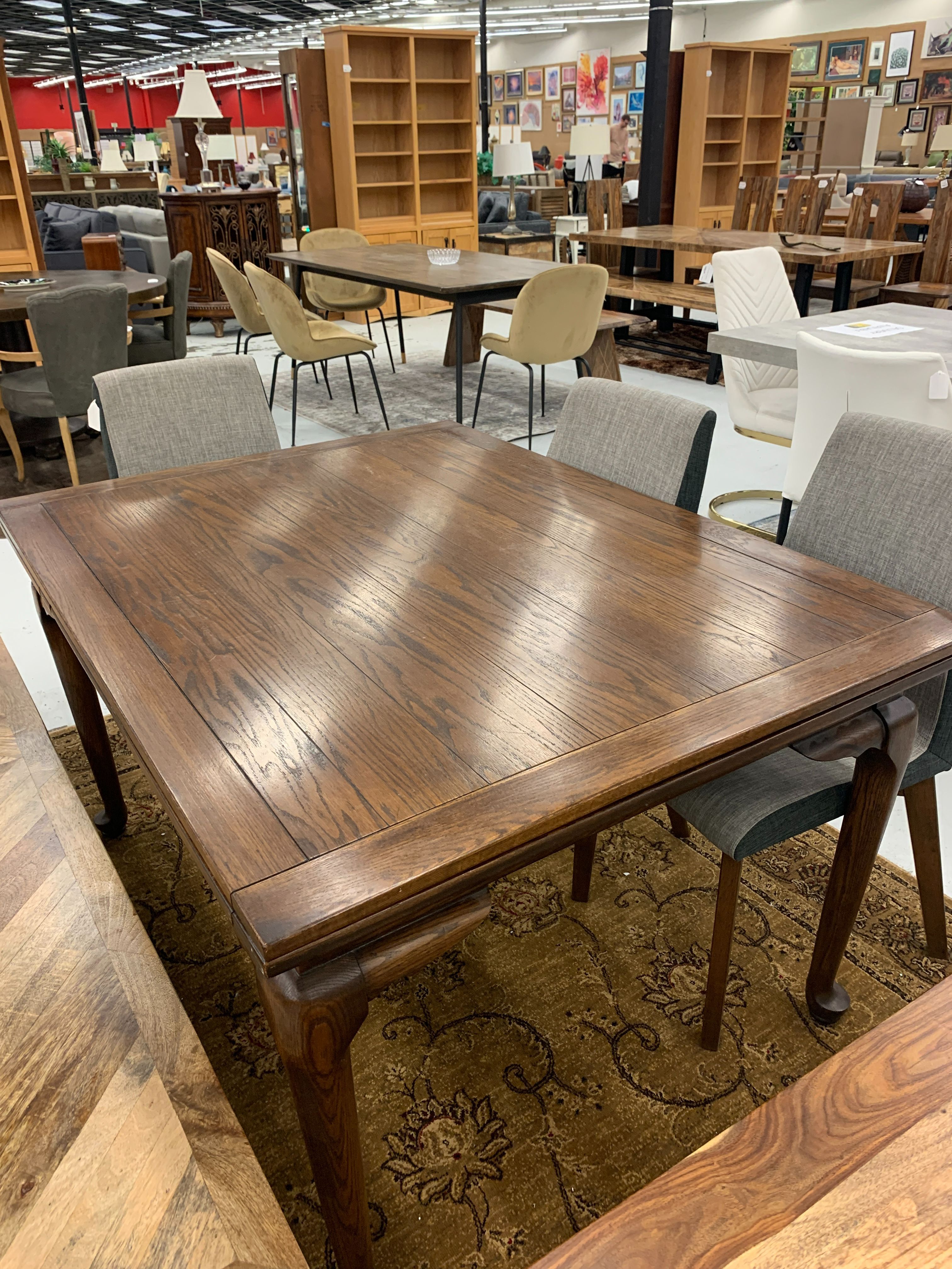 Medium Size Wooden Dining Table