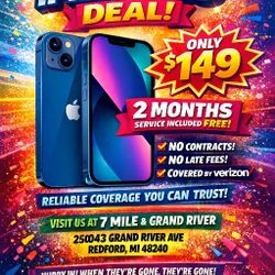 IPhone 13 Is 75% Off At TOTAL WIRELESS 7 MILE AND GRANDRIVER
