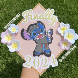 Custom Personalize Graduation Cap Topper + Permanent Cap Design 2025
