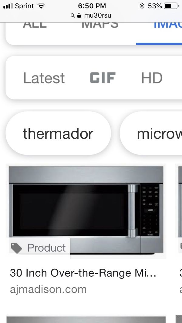 30 Over Range Thermador Microwave New In Box Liances 30 Over Range Thermador Microwave New In Box Liances Phoenix Az Offerup