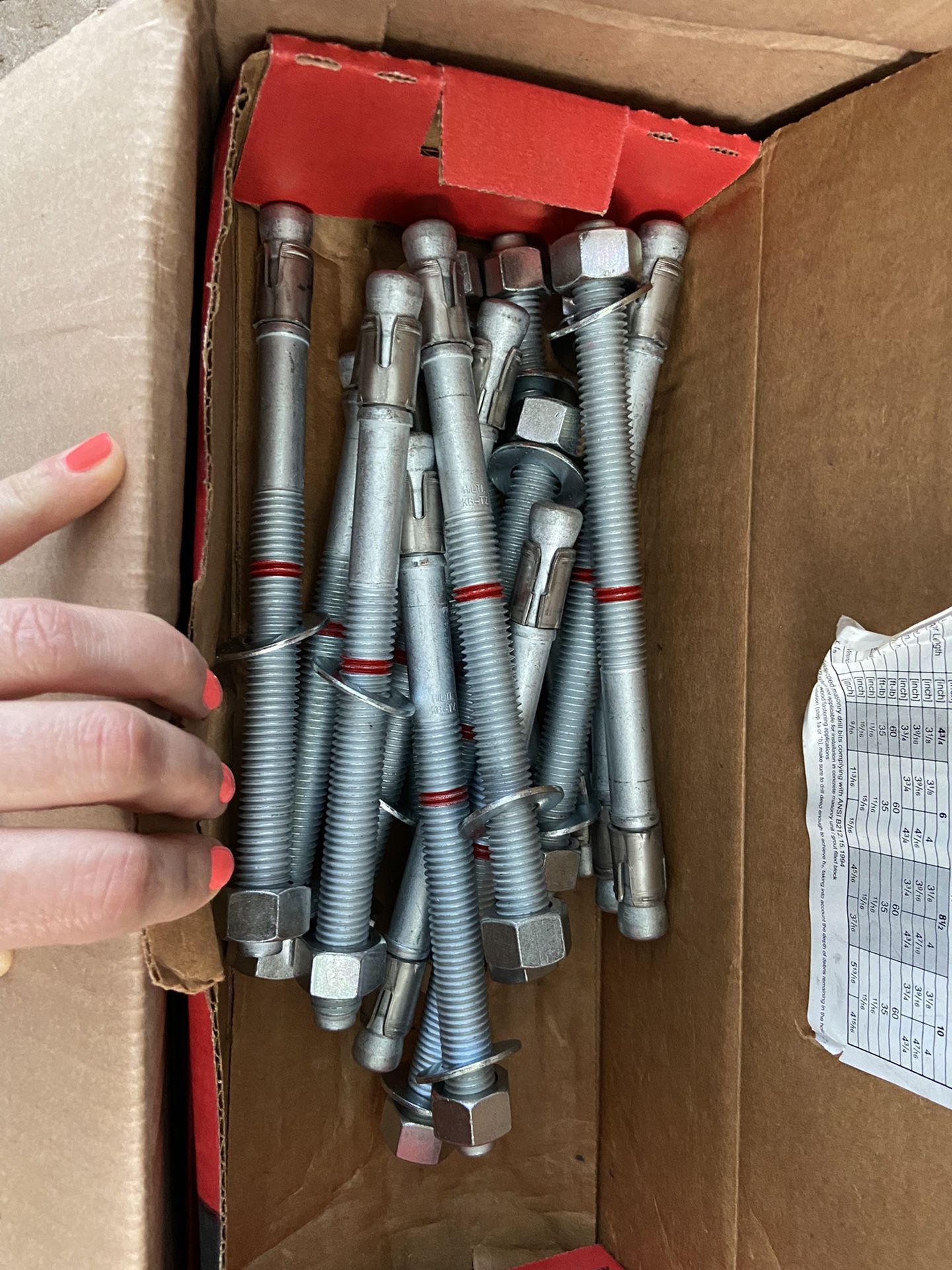 KWIK BOLT TZ WEDGE ANCHOR