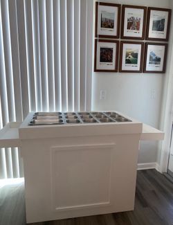Custom Portable Food/Catering Cart – Perfect for Events, Crepes, or Toppings!