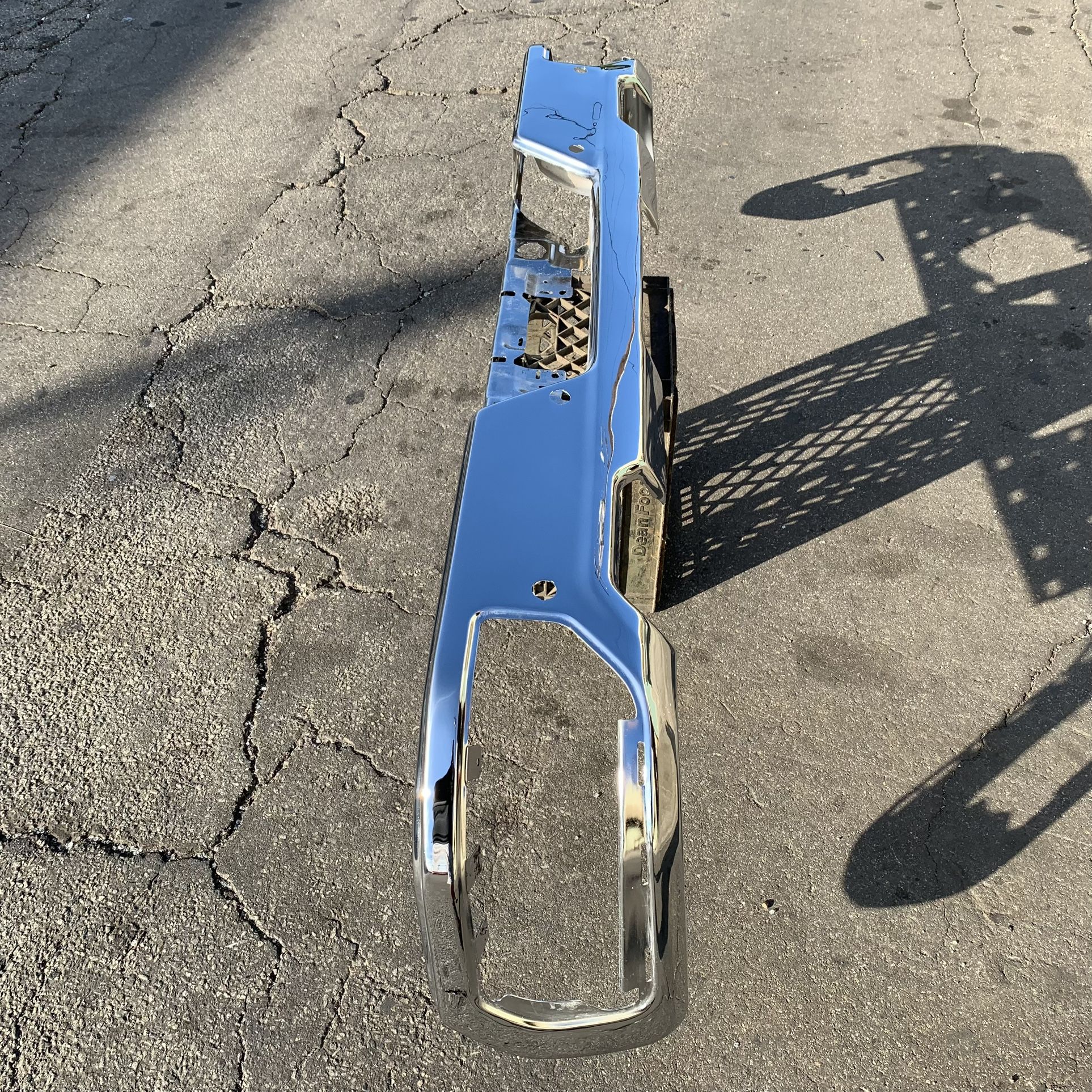 Chevy Silverado GMC Sierra 1500 Rear Bumper OEM 2019 2020 2021 2022 2023 2024 2025 2026 (dual exhaust & sensor holes)