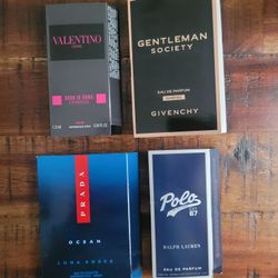 4 Mens Fragrance Sample Sprays