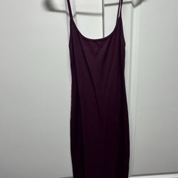 Midi Deep purple dress