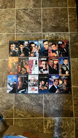 the james bond 007 collection vcr films/movies