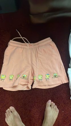 SpongeBob Graphic Drawstring Shorts