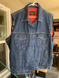 Denim Vest Ruddock Bros XL