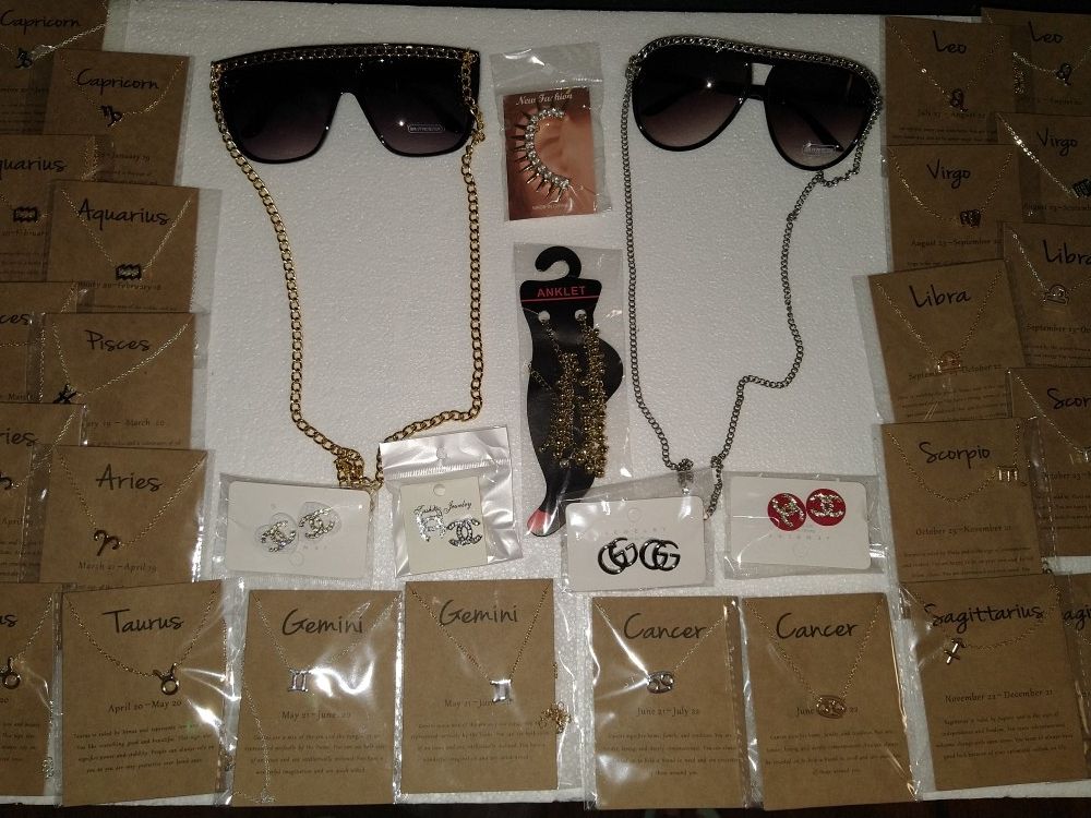 Zodiac Necklaces And Silver And Gold