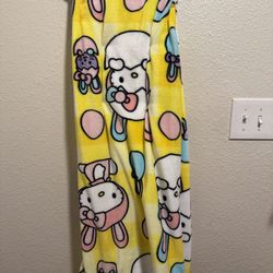 Hello kitty easter blanket