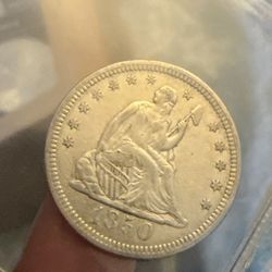 1850s Seated Quarter 