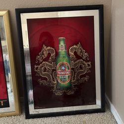 Tsingtao Beer Cherry Red Mirror
