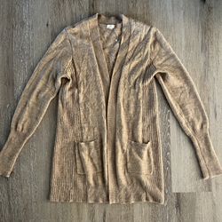 J. Crew Acrylic Wool Alpaca Blend Open Cardigan Sweater Women's Size XS  