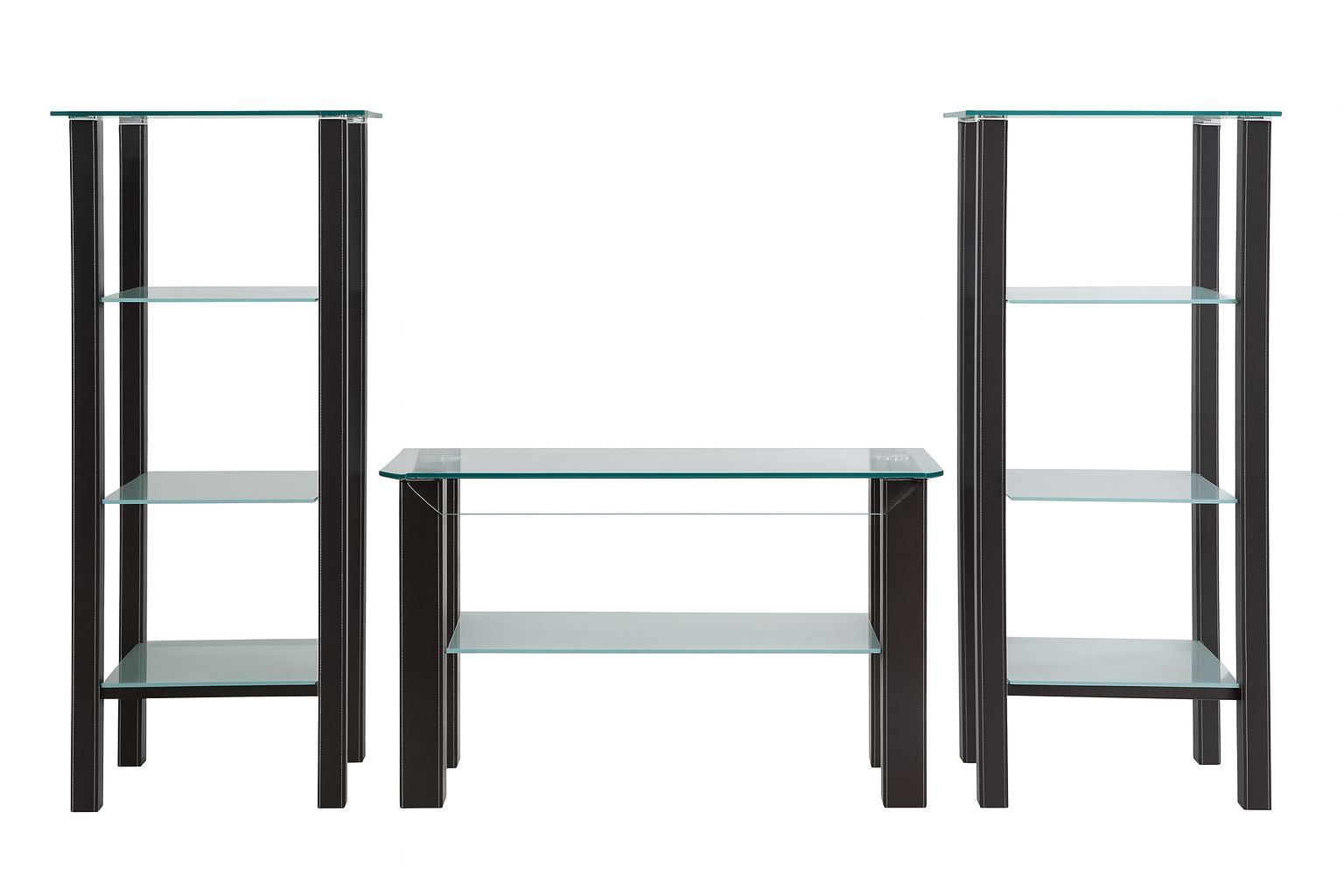 Steel & Glass Home Theater Display Shelving 