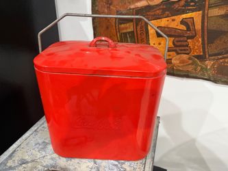 Coca Cola Superior Junior Cooler Embossed On Both Sides Great Shape