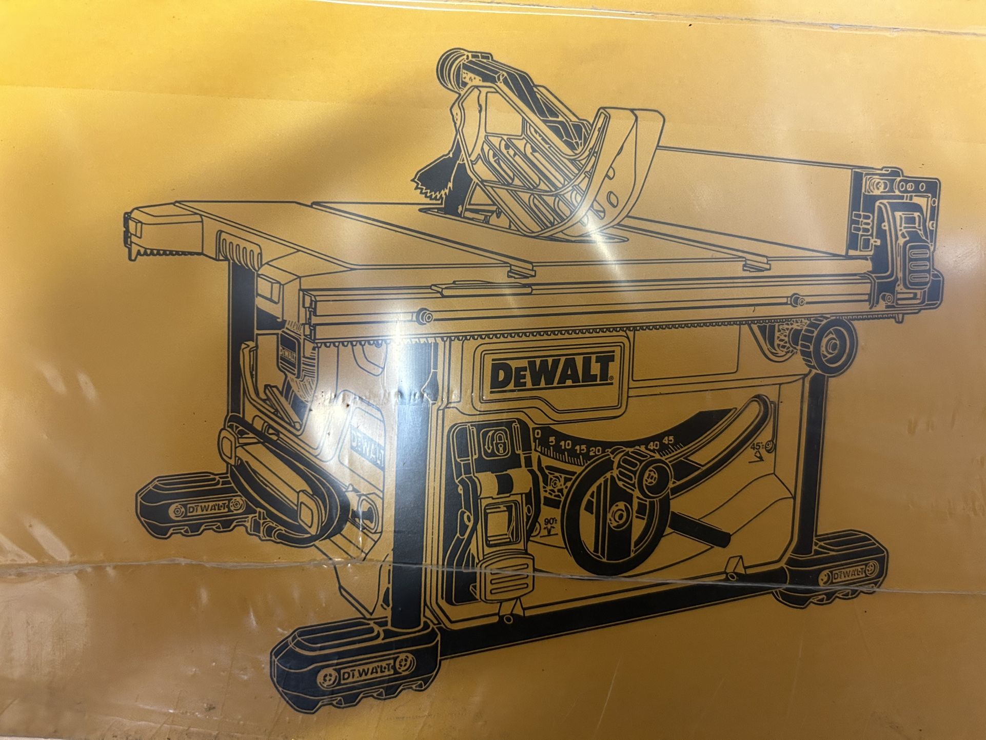 DeWalt 8-1/4” Table Saw w/ 24-1/2” Rip Capacity – Brand New