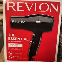 Revlon RVDR5034 The Essential Compact Hair Dryer 1875 Watts - New In Box