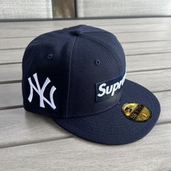 Supreme MLB New Era Box Logo Fitted Cap ‘New York’ Brand New