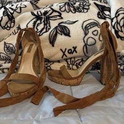 Forever 21 Lace Up Heels