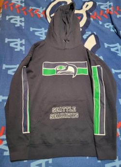 NWT Seattle Seahawks Mitchell & Ness Throwbacks Hoodie, Men's XXL