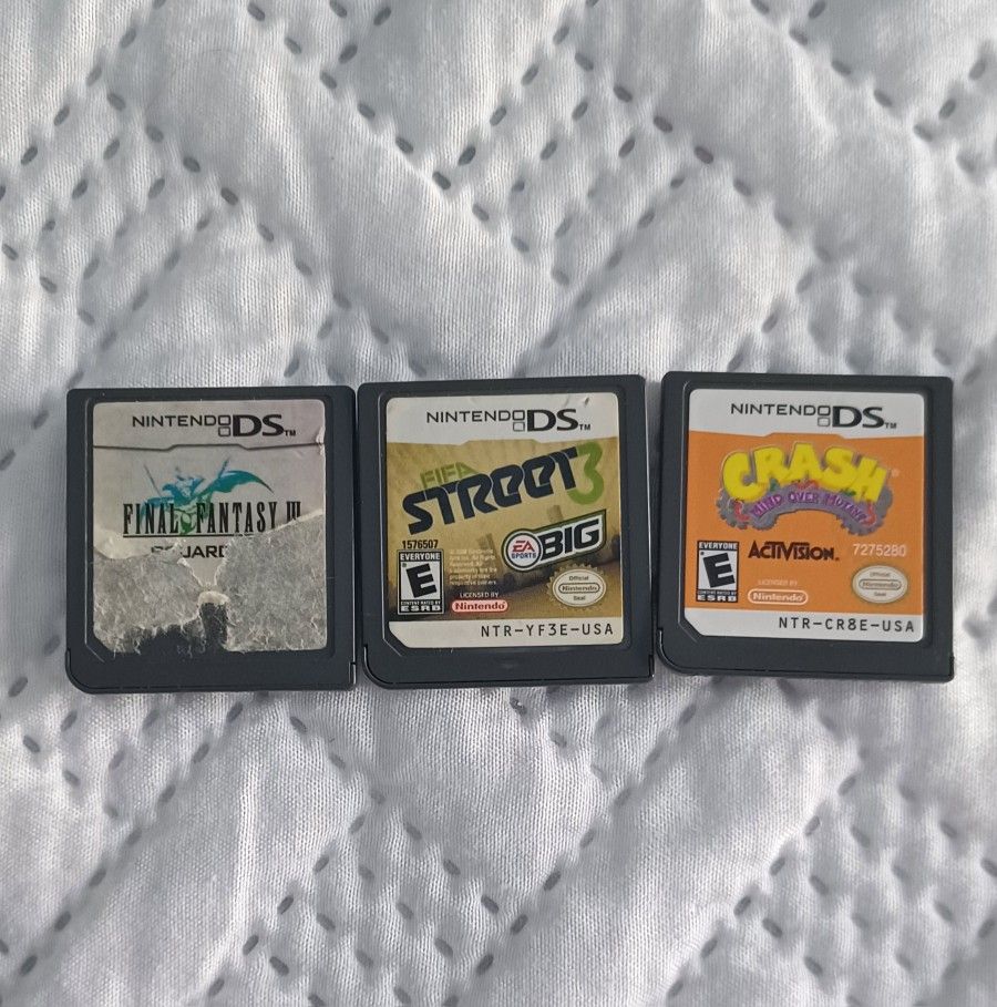 Nintendo DS Lot Of 3 Games