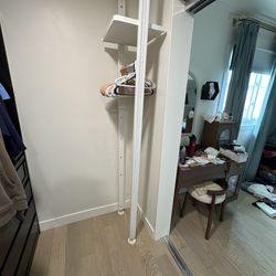 Closet Organizer / Hanging System (Perfect for Dresses & Long Clothes)