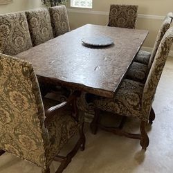 Wood Dining Room Table And Base