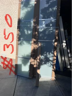 Closed door new size 48x96 frozen glass