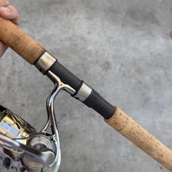 Daiwa coastal fishing rod with reel new