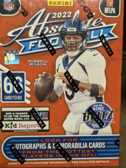  2022 ABSOLUTE FOOTBALL SEALED BLASTER BOX KABOOM HUNTING 🔥🔥🔥 Box - 66 Cards