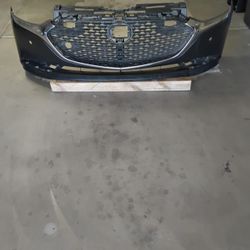 Mazda 3 2019-2020 Fron Bumper Sedan Or Hatchsback + Grill