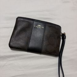 Authentic Coach Wristlet Bag