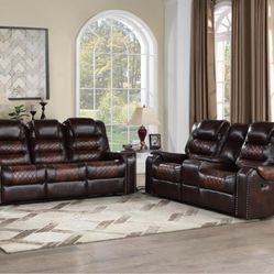 2 PC SOFA AND LOVESEAT NEW IN BOX