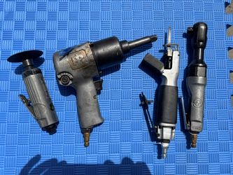 Lot of 4 Pneumatic Air Tools price is for all ObO