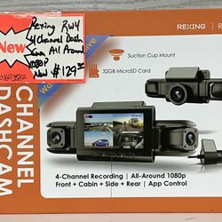 Rexing RW4 4 Channel Dash Cam All Around 1080p New 
