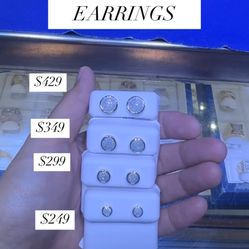 10K DIAMOND EARRINGS