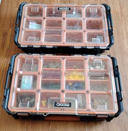 Ridgid Parts Organizers w/parts
