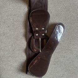 Brown fashion belt