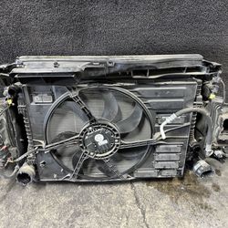 15-19 VW Golf GTI 2.0L Radiator Support Assembly Fan W/ Reinforcement 